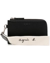 agnès b. - Leather Wallet - Lyst