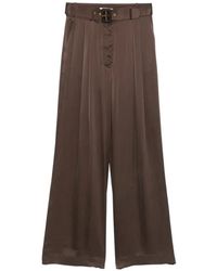 Zimmermann - Silk Tuck Trousers - Lyst