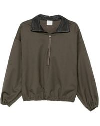 Alysi - Half-Zip Elasticated-Hem Jacket - Lyst