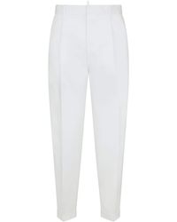 DSquared² - Pantalon fuselé à design plissé - Lyst