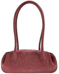 Yuzefi - Mini Oyster Suede-Finish Leather Shoulder Bag - Lyst