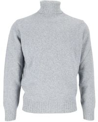 FILIPPO DE LAURENTIIS - Ribbed-Knit Roll-Neck Sweater - Lyst