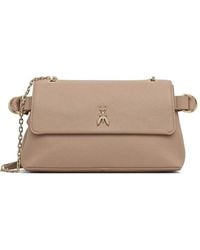 Patrizia Pepe - Logo Chain Shoulder Bag - Lyst