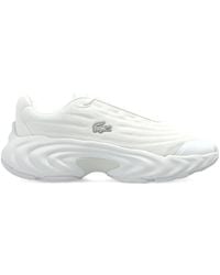 Lacoste - Textured Low-Top Sneakers - Lyst