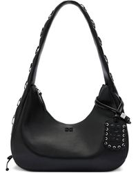 Ganni - Hobo Medium Laces Shoulder Bag - Lyst
