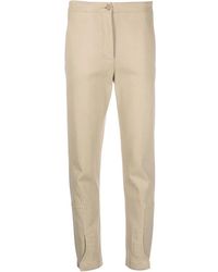 Aspesi - High-Waisted Wool Trousers - Lyst