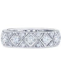 Kwiat - 18Kt Splendor Diamond Filigree Band Ring - Lyst