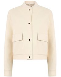 Herno - Button-Up Bomber Jacket - Lyst