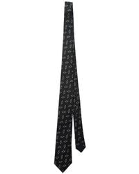 Altea - Diamond-Print Silk Tie - Lyst