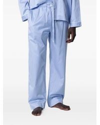 Tekla - Striped Pajamas Trousers - Lyst