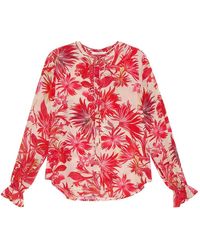 Maliparmi - Botanical Jungle Floral Tie Shirt - Lyst