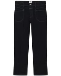 Closed - Mira-X Contrast-Stitch Jeans - Lyst