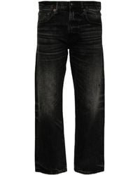 R13 - Jeans crop a vita alta - Lyst