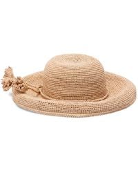 IBELIV - Tassel Raffia Hat - Lyst