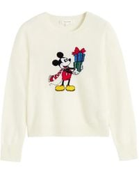 Chinti & Parker - Mickey Mouse Intarsia-Knit Sweater - Lyst