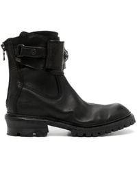 Julius - Round-toe Leather Boots - Lyst