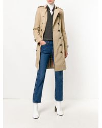 Burberry The Sandringham- Long Trench Coat - Natural