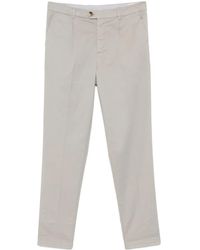 Brunello Cucinelli - Plissierte Tapered-Hose - Lyst