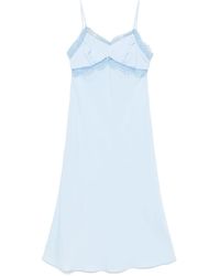 Vivetta - Lace-Trim Midi Dress - Lyst
