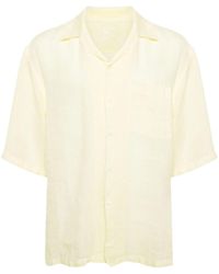 120% Lino - Short-sleeved Linen Shirt - Lyst