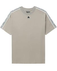 Izzue - Logo-stripe Cotton T-shirt - Lyst