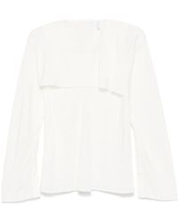Helmut Lang - Blusa con diseño a capas - Lyst