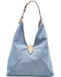 Ermanno Scervino - Grand Sac Porté Épaule En Jean - Lyst