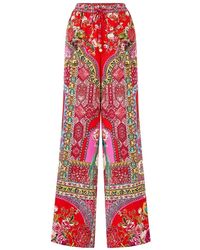 CAMILLA - Heirloom Empire Floral-Print Lounge Trousers - Lyst