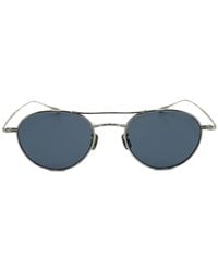 Eyevan 7285 - Round-Frame Sunglasses - Lyst