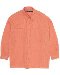 Bimba Y Lola - Chemise Rayée À Poche Poitrine - Lyst