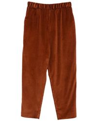 Dusan - Corduroy-Effect Elasticated-Waist Trousers - Lyst