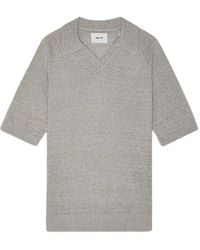 NN07 - T-Shirt Met V-Hals - Lyst