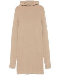 Fendi - Short Fitted Dress With Hood - Lyst