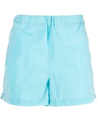 Hevò Embroidered-logo Swim Shorts - Blue