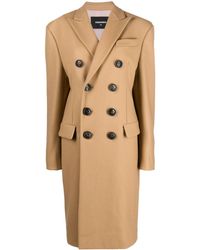 DSquared² - Double-breasted Long-sleeve Trench Coat - Lyst