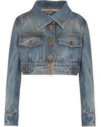 Balmain - High-Collar Two-Pockets Jacket - Lyst