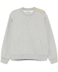 Cynthia Rowley - Felpa Con Bottoni - Lyst
