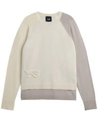 Y-3 - Trui Met Colourblocking En Logo-Reliëf - Lyst