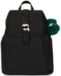 KARL LAGERFELD - Ikon Pebble Backpack - Lyst