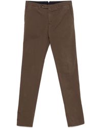 PT Torino - Schmale Hose Aus Gabardine - Lyst