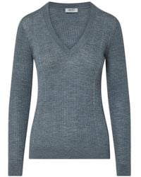 Liu Jo - Wool Sweater With V-Neck - Lyst