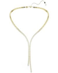 Swarovski - Crystal-Embellished Y-Shape Necklace - Lyst
