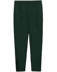 Prada - Pantalon En Popeline À Taille Élastiquée - Lyst