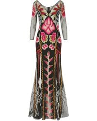Temperley London - Romina Floral-Embroidered Maxi Dress - Lyst