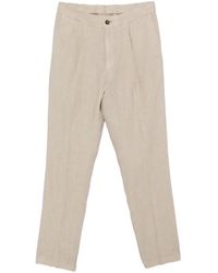 Alpha Industries - Pantalon En Lin À Plis - Lyst