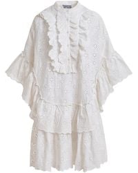 Essentiel Antwerp - Robe Courte À Volants - Lyst