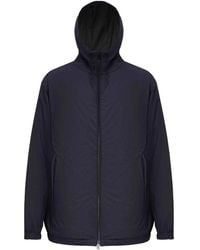 ZEGNA - Giacca Con Cappuccio E Zip - Lyst