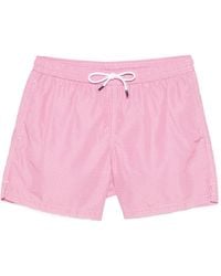 Fedeli - Bañador Estampado Con Cordones - Lyst
