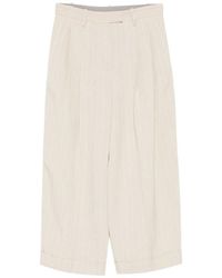 Alysi - Pantalon À Design Plissé - Lyst