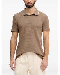 Guess - Daryl Open-Knit Polo-Collar T-Shirt - Lyst